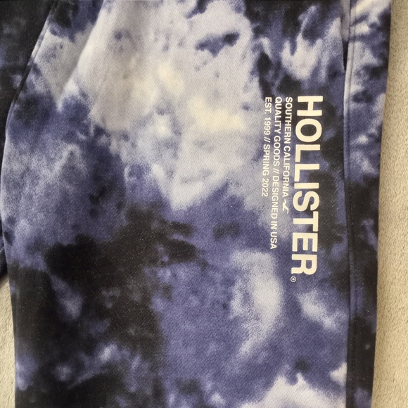 Hollister Women's Tie-Dye Joggers Pants Purple & White Size Small - Picture 3 of 12